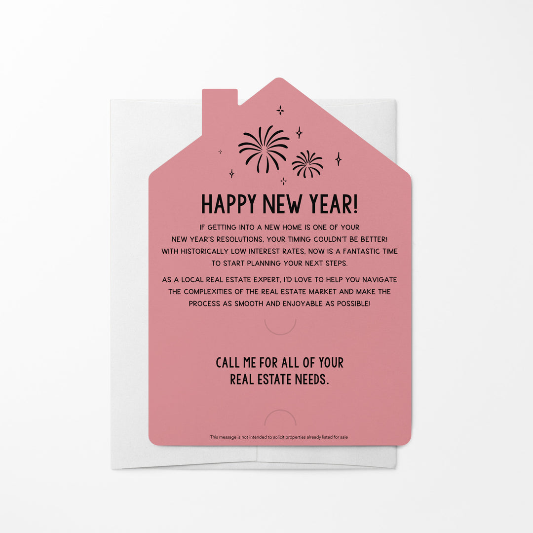 Set of New Year, New Home New Years Mailer | Envelopes Included | M28-M001 Mailer Market Dwellings