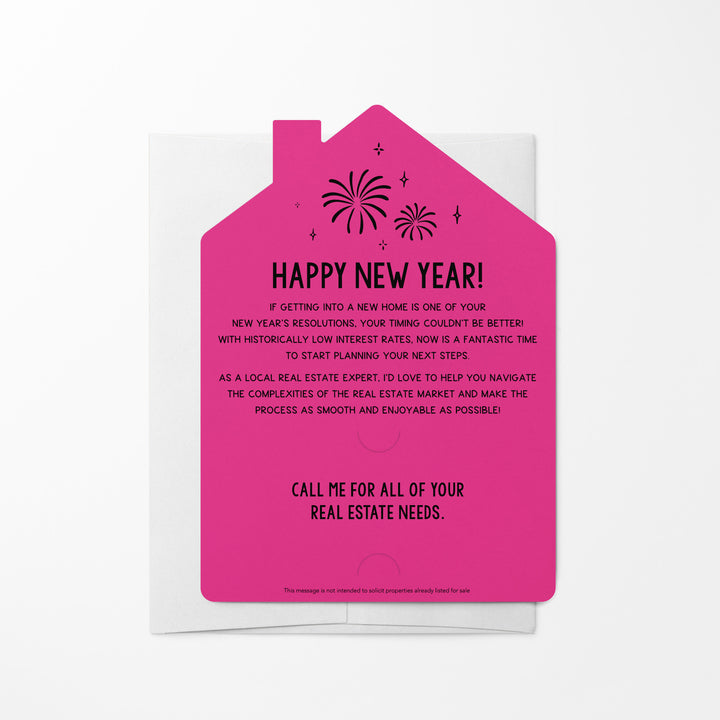 Set of New Year, New Home New Years Mailer | Envelopes Included | M28-M001