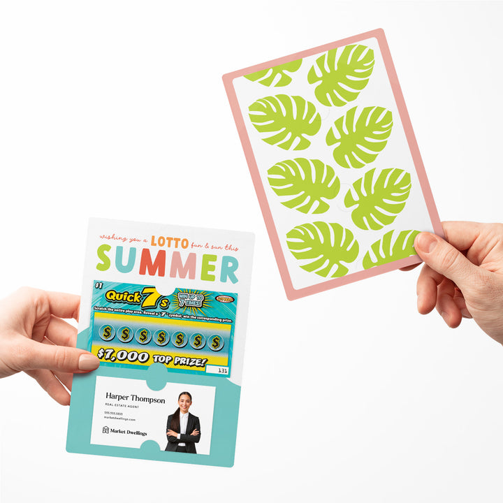 Set of Wishing You a Lotto Fun & Sun this Summer Lotto Mailers | Envelopes Included Mailer Market Dwellings