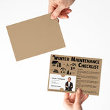 Winter Maintenance Checklist | Real Estate Mailers with Envelopes Mailer Market Dwellings