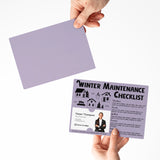 Winter Maintenance Checklist | Real Estate Mailers with Envelopes Mailer Market Dwellings