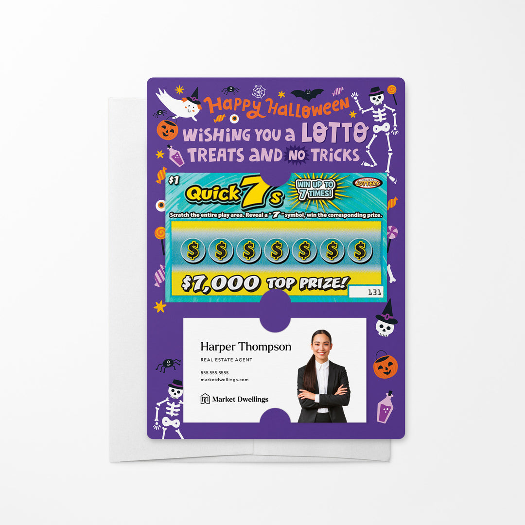 Set of Happy Halloween Lotto Mailers | Envelopes Included Mailer Market Dwellings