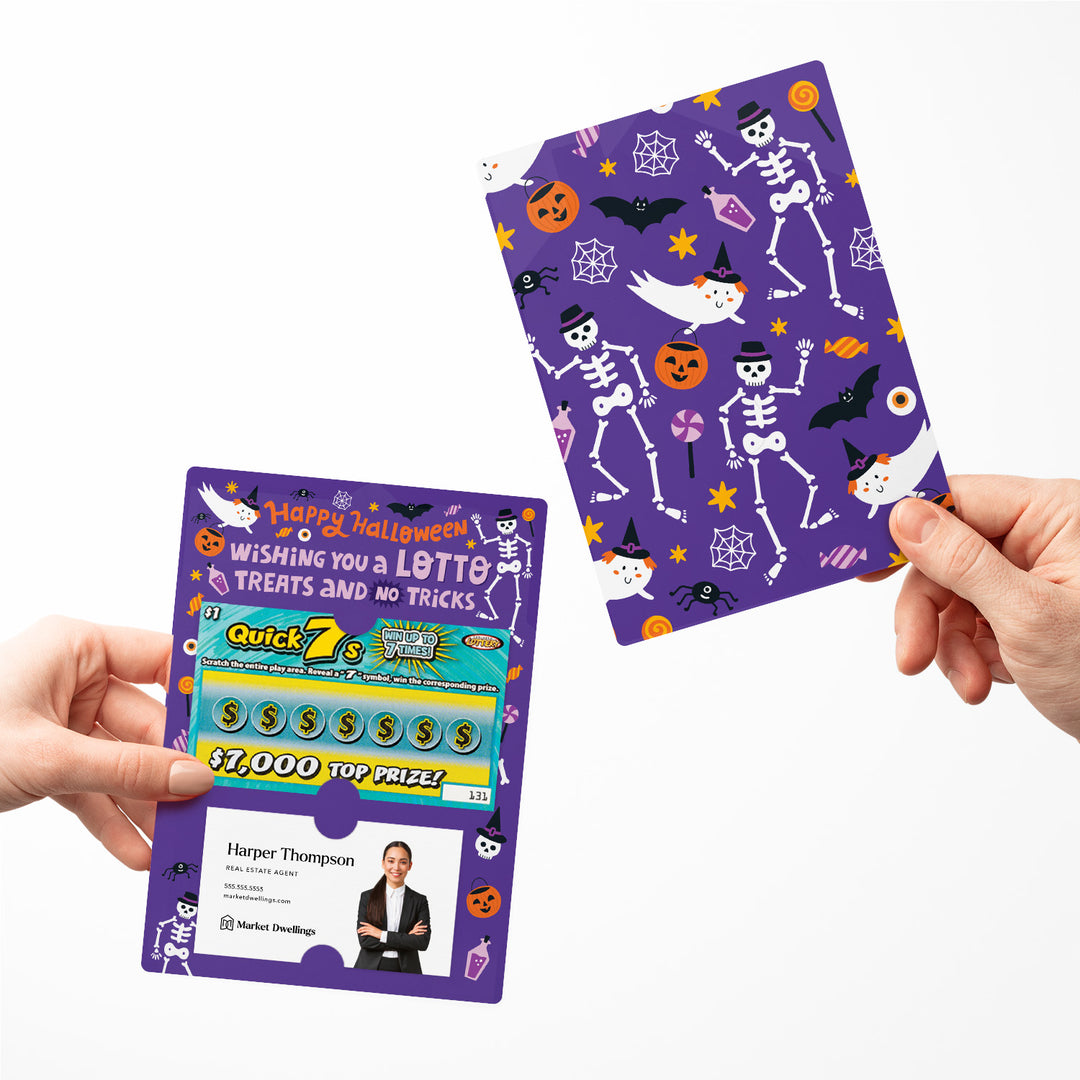 Set of Happy Halloween Lotto Mailers | Envelopes Included Mailer Market Dwellings