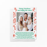 Merry Christmas and Happy New Year | Real Estate Notecards with Envelopes Mailer Market Dwellings