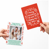 Merry Christmas and Happy New Year | Real Estate Notecards with Envelopes Mailer Market Dwellings