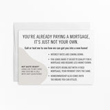 Ready to Quit Renting? | Real Estate Mailers with Envelopes Mailer Market Dwellings