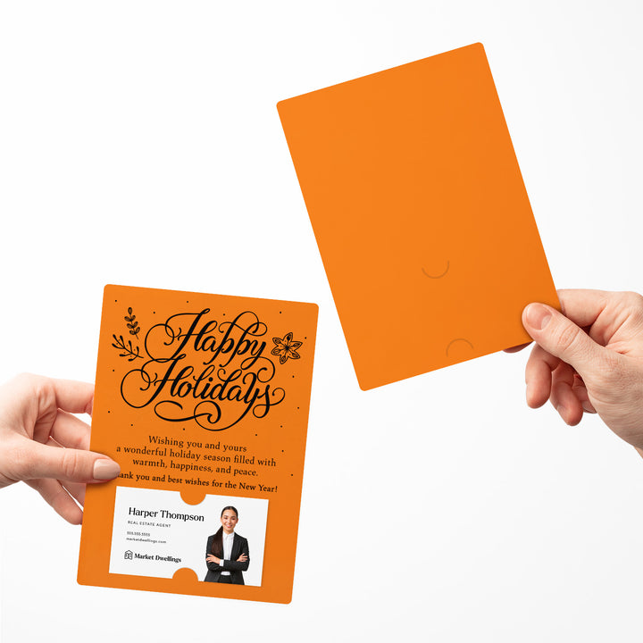 Set of Happy Holidays Mailer | Envelopes Included | M3-M007 Mailer Market Dwellings