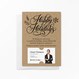 Happy Holidays | Mailers with Envelopes Mailer Market Dwellings KRAFT 10