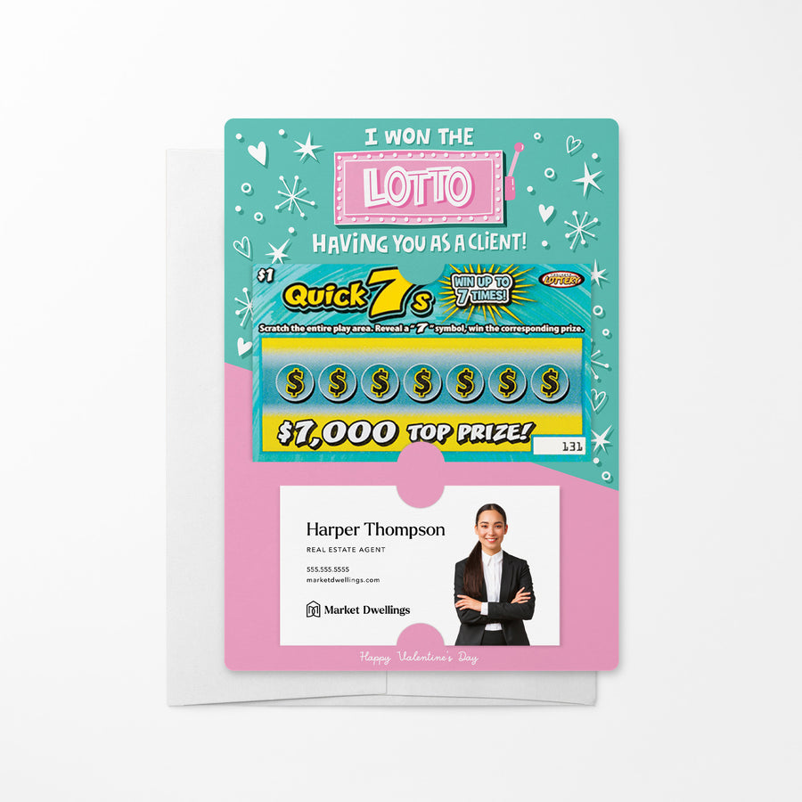 Set of I Won The Lotto Having You As A Client! Lotto Mailers | Envelopes Included Mailer Market Dwellings