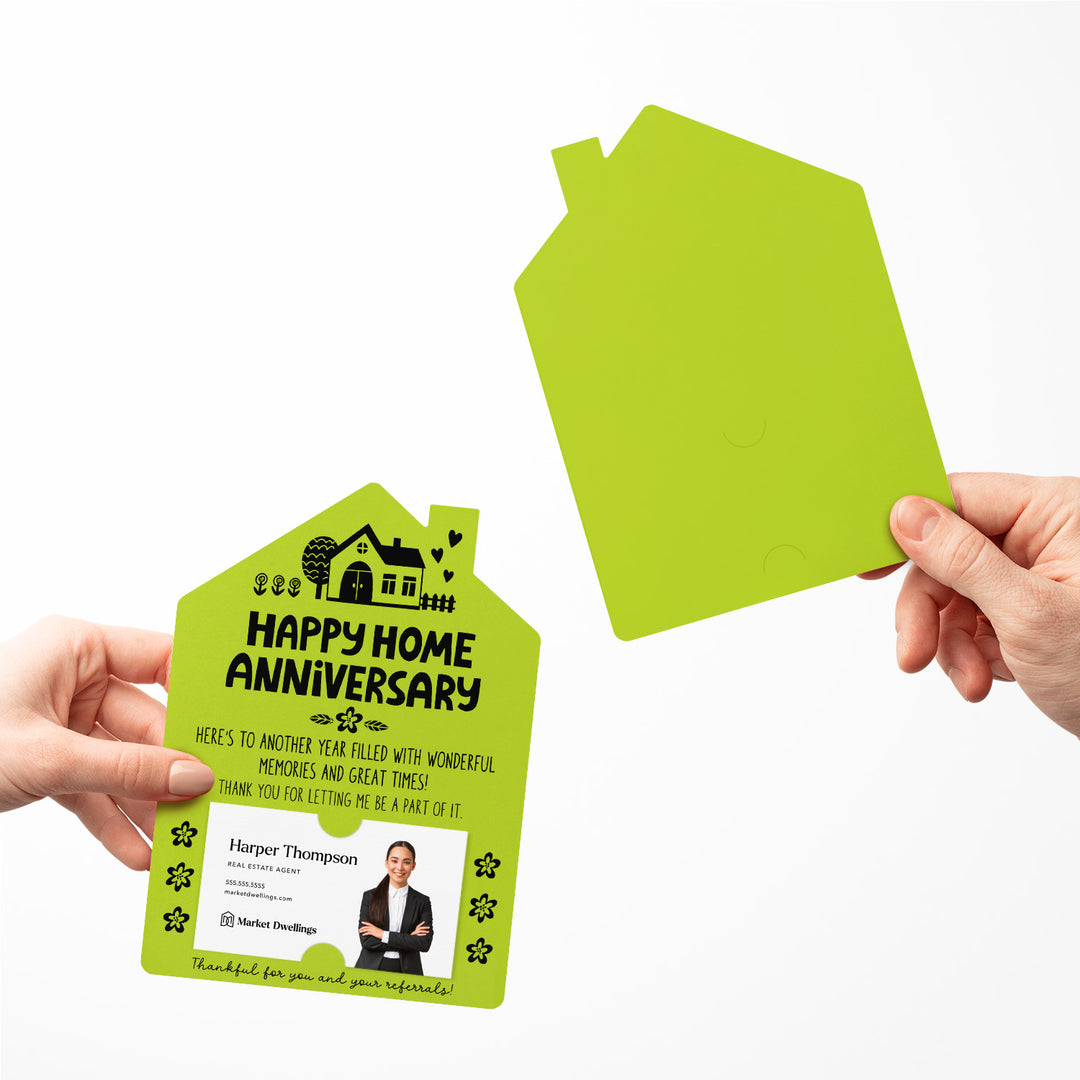 Set of Happy Home Anniversary Mailers | Envelopes Included | M36-M001 Mailer Market Dwellings