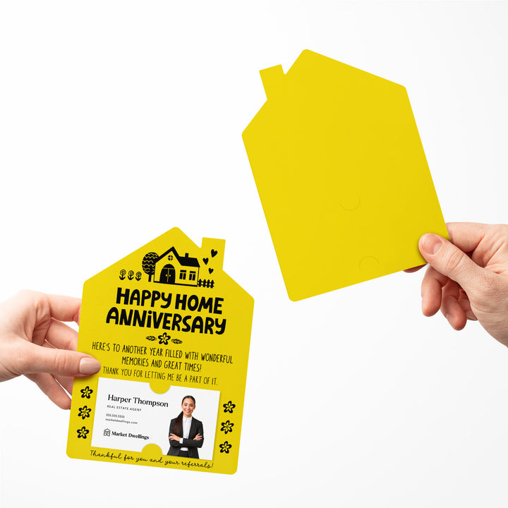 Set of Happy Home Anniversary Mailers | Envelopes Included | M36-M001 Mailer Market Dwellings