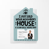 I Just Sold Your Neighbor's House Real Estate Agent | Real Estate Mailers with Envelopes Mailer Market Dwellings