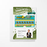 Wishing You Loads Of Luck this St. Patrick's Day! | Lotto Mailers with Envelopes Mailer Market Dwellings OLIVE 10