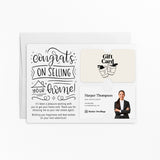 Congrats on Selling Your Home | Real Estate Mailers with Envelopes Mailer Market Dwellings WHITE 10