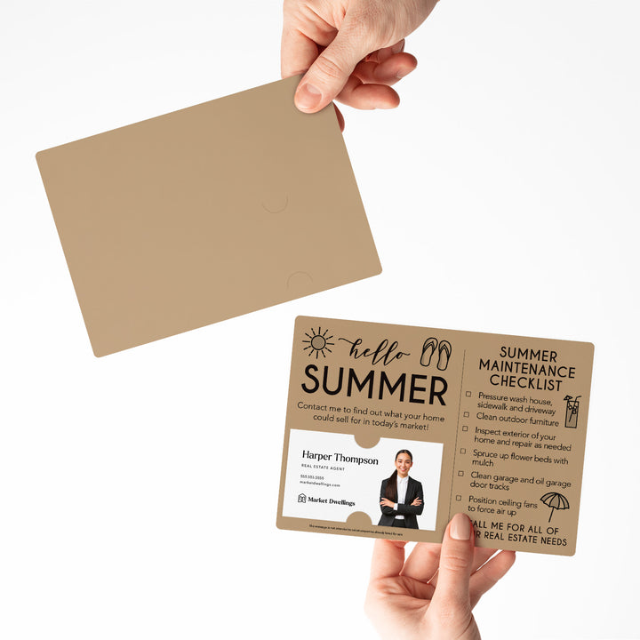 Set of "Hello Summer" Mailer | Envelopes Included | M4-M004 Mailer Market Dwellings