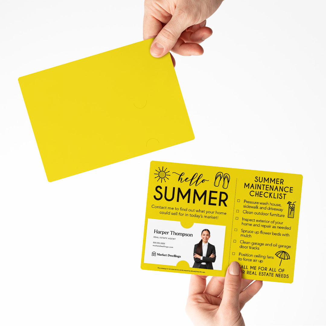 Set of "Hello Summer" Mailer | Envelopes Included | M4-M004 Mailer Market Dwellings