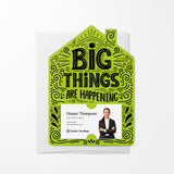 Big Things Are Happening New Real Estate Agent Introduction | Real Estate Mailers with Envelopes Mailer Market Dwellings