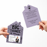 Big Things Are Happening New Real Estate Agent Introduction | Real Estate Mailers with Envelopes Mailer Market Dwellings