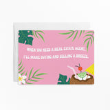 Malibu Bay Breeze Summer Cocktail Recipe | Real Estate Mailers with Envelopes Mailer Market Dwellings