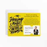 The Housing Market is on Fire | Real Estate Mailers with Envelopes Mailer Market Dwellings LEMON 10