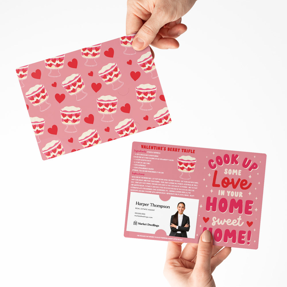 Set of Cook up Some Love in Your Home Sweet Home! | Valentine's Day Mailers | Envelopes Included | M41-M004 Mailer Market Dwellings