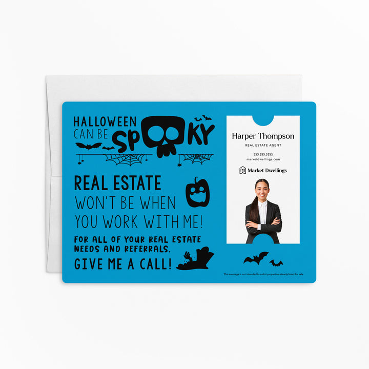 Vertical Set of "Halloween Can Be Spooky" Mailer | Envelopes Included | M41-M005 Mailer Market Dwellings ARCTIC