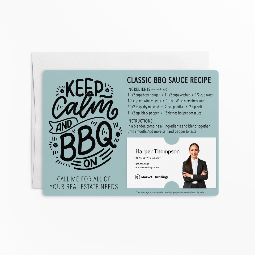 Set of "Classic BBQ Sauce" Recipe Mailer | Envelopes Included | M42-M003