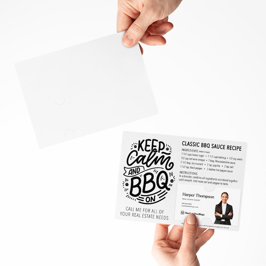 Set of "Classic BBQ Sauce" Recipe Mailer | Envelopes Included | M42-M003