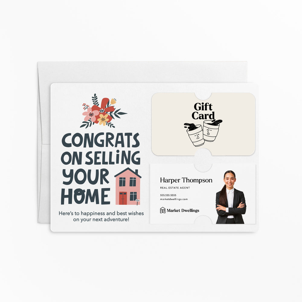 Congrats on Selling Your Home | Real Estate & Mortgage Mailers with Envelopes Mailer Market Dwellings