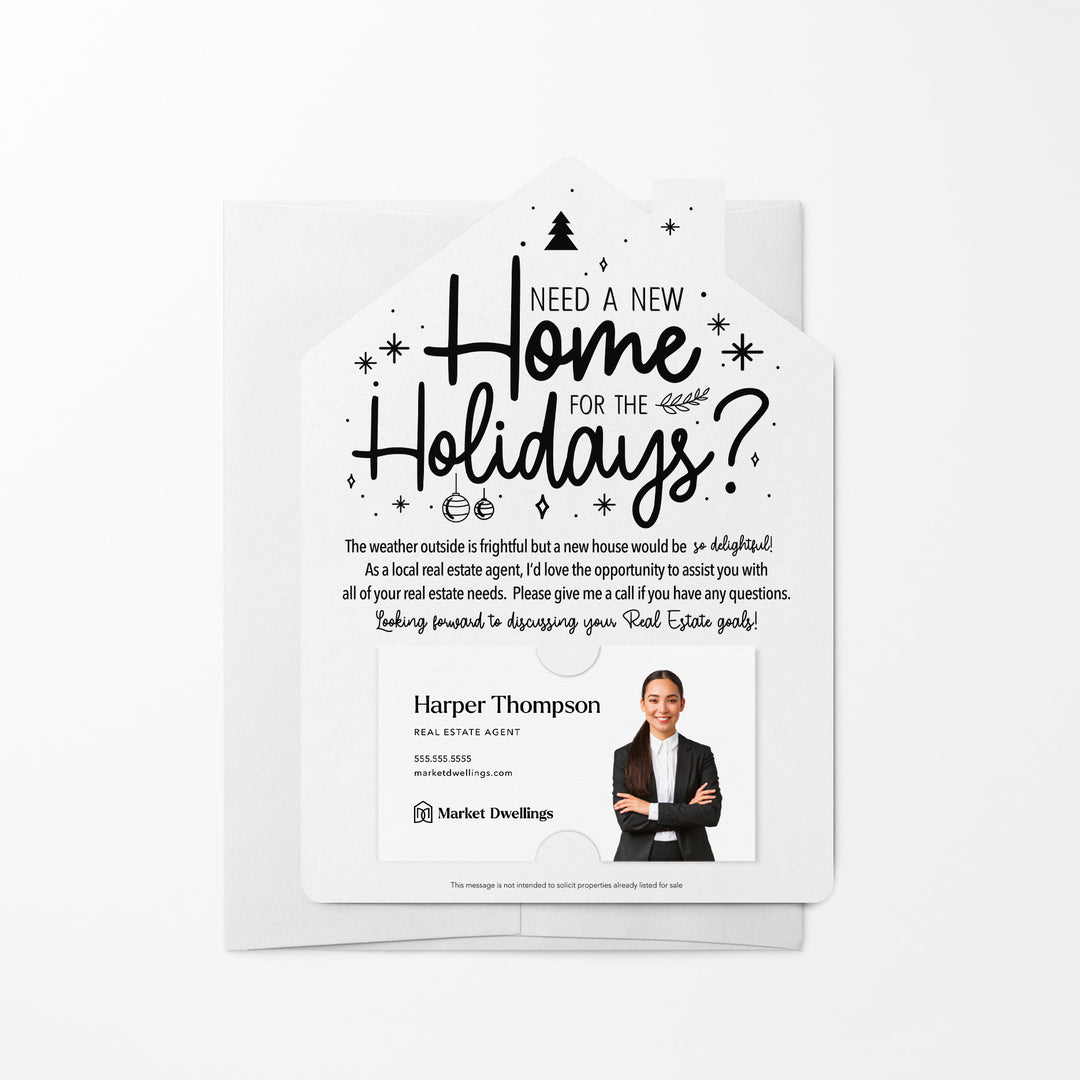 Set of Need a New Home for the Holidays Mailers | Envelopes Included | M43-M001