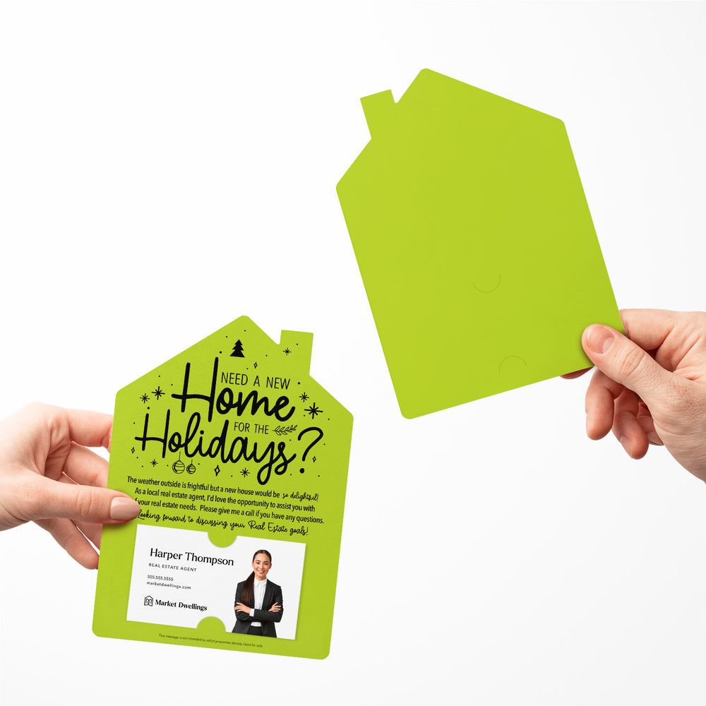 Set of Need a New Home for the Holidays Mailers | Envelopes Included | M43-M001 Mailer Market Dwellings