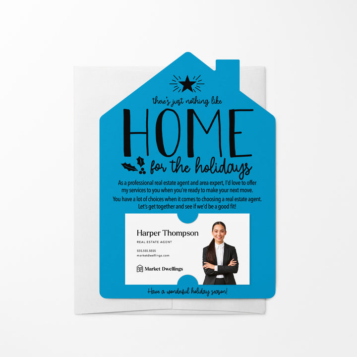 Set of There's Just Nothing Like Home for the Holidays Mailers | Envelopes Included | M44-M001 Mailer Market Dwellings ARCTIC