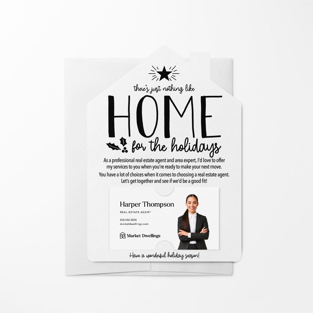 Set of There's Just Nothing Like Home for the Holidays Mailers | Envelopes Included | M44-M001