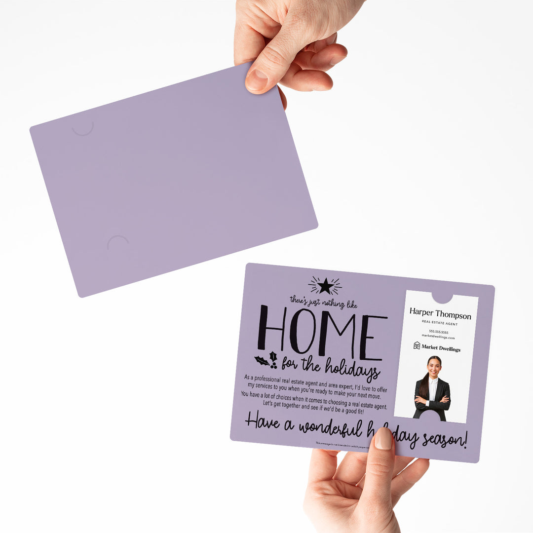 Vertical Set of "There's Just Nothing Like Home for the Holidays" Mailer | Envelopes Included | M45-M005 Mailer Market Dwellings