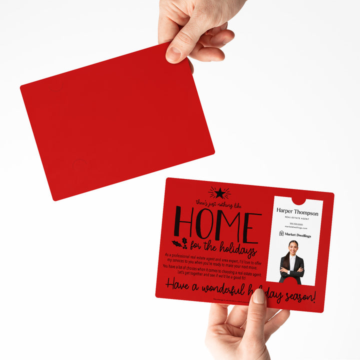 Vertical Set of "There's Just Nothing Like Home for the Holidays" Mailer | Envelopes Included | M45-M005 Mailer Market Dwellings