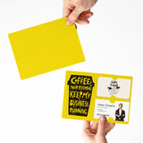 Coffee and Your Referrals Keep My Business Running | Mailers with Envelopes Mailer Market Dwellings