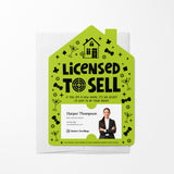 Licensed To Sell | Real Estate Mailers with Envelopes Mailer Market Dwellings