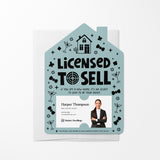 Licensed To Sell | Real Estate Mailers with Envelopes Mailer Market Dwellings