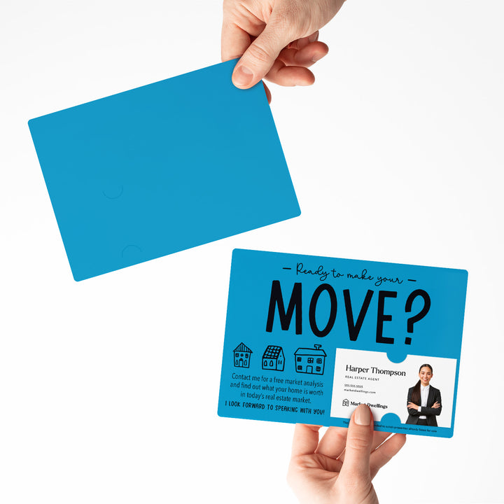 Set of "Ready to Make Your Move?" Mailer | Envelopes Included | M48-M003 Mailer Market Dwellings