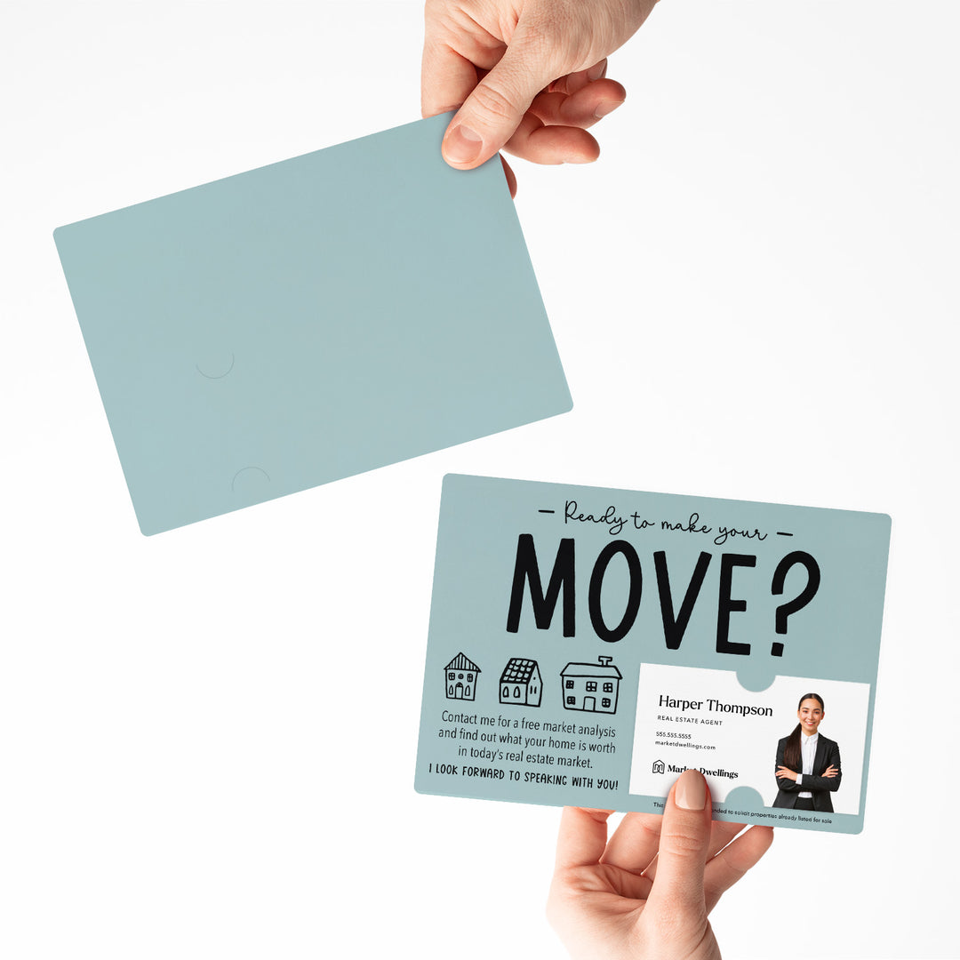 Set of "Ready to Make Your Move?" Mailer | Envelopes Included | M48-M003 Mailer Market Dwellings