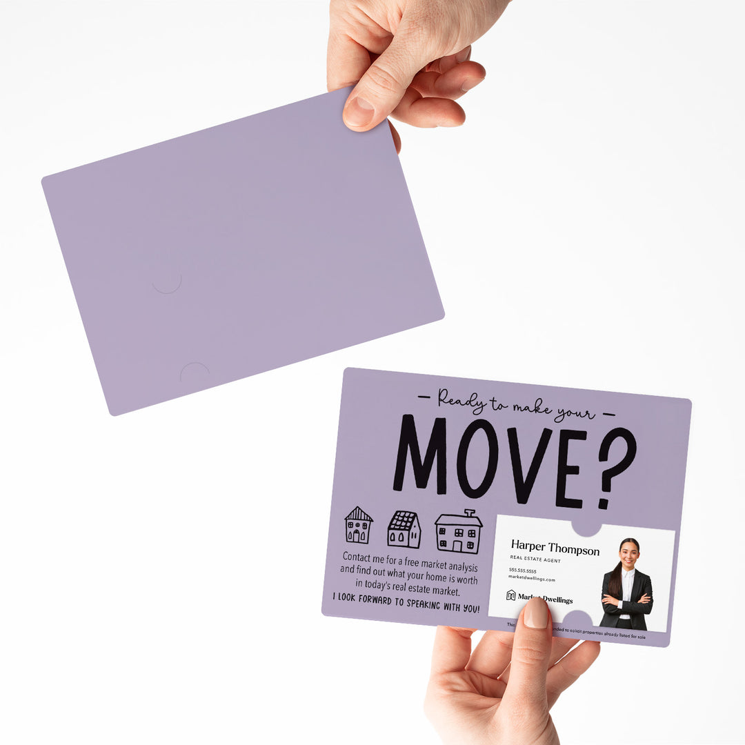 Set of "Ready to Make Your Move?" Mailer | Envelopes Included | M48-M003 Mailer Market Dwellings