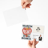 You are the Heart of My Business | Mailers with Envelopes Mailer Market Dwellings