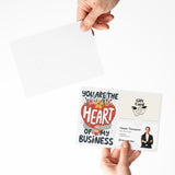 You are the Heart of My Business | Mailers with Envelopes Mailer Market Dwellings