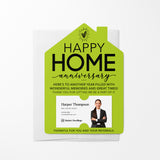 Happy Home Anniversary | Real Estate & Mortgage Mailers with Envelopes Mailer Market Dwellings