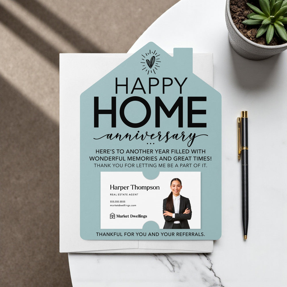 Set of Happy Home Anniversary Mailers | Envelopes Included | M5-M001 Mailer Market Dwellings