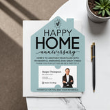Happy Home Anniversary | Real Estate & Mortgage Mailers with Envelopes Mailer Market Dwellings