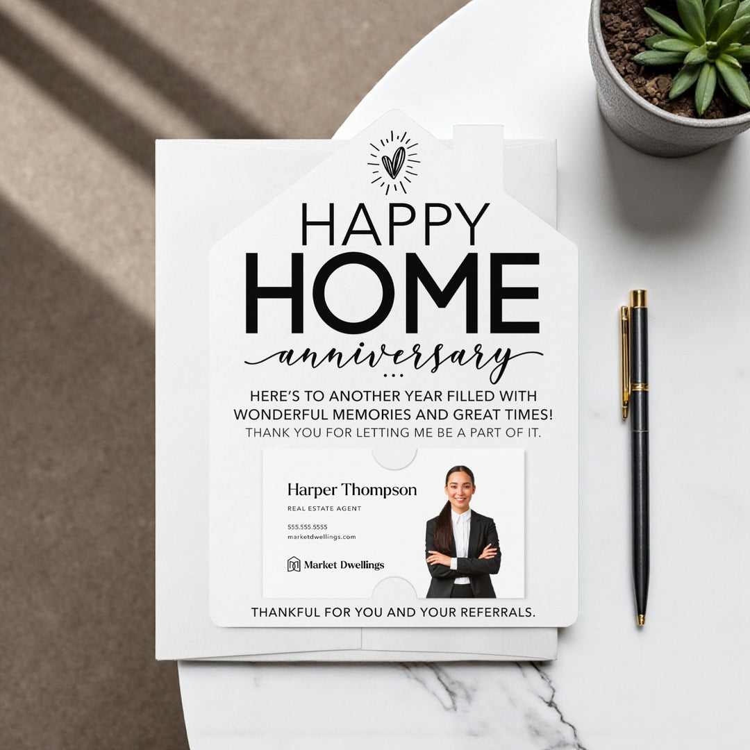 Set of Happy Home Anniversary Mailers | Envelopes Included | M5-M001