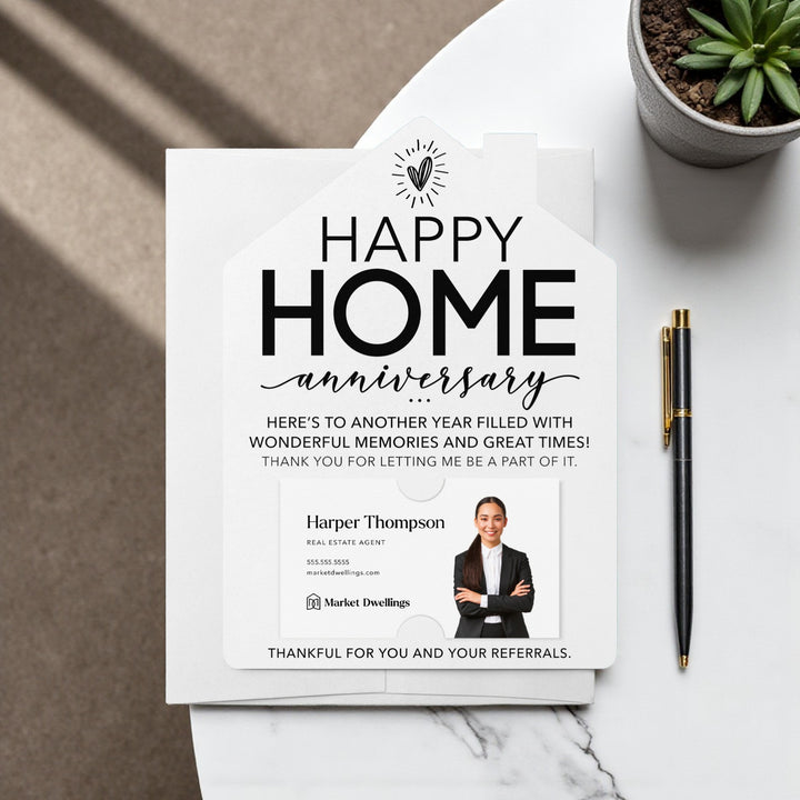 Set of Happy Home Anniversary Mailers | Envelopes Included | M5-M001