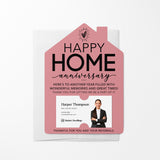 Happy Home Anniversary | Real Estate & Mortgage Mailers with Envelopes Mailer Market Dwellings
