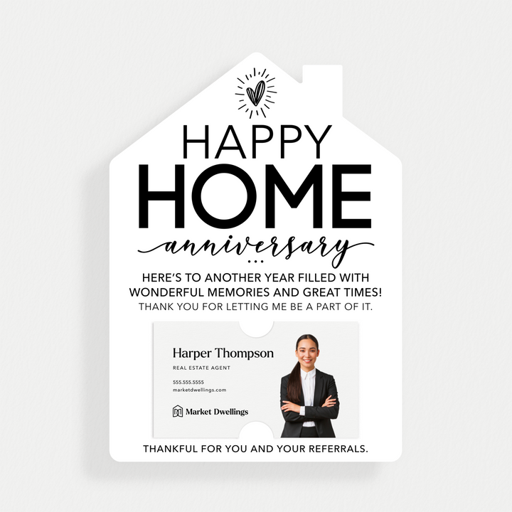 Set of Happy Home Anniversary Mailers | Envelopes Included | M5-M001